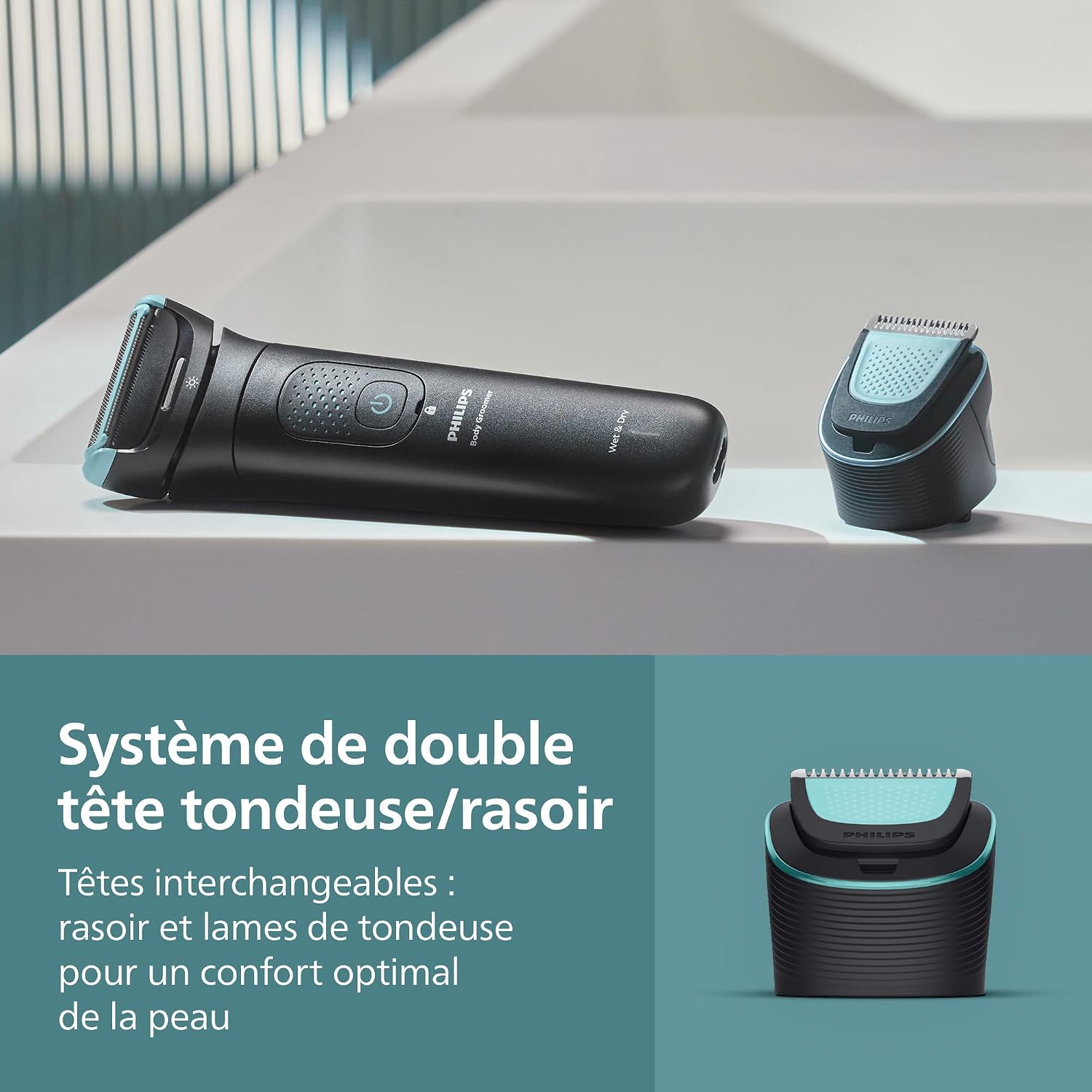 Thumbnail 6 de Philips Bodygroom série 7000 BG7485/30 tondeuse corps 120 min 🪒