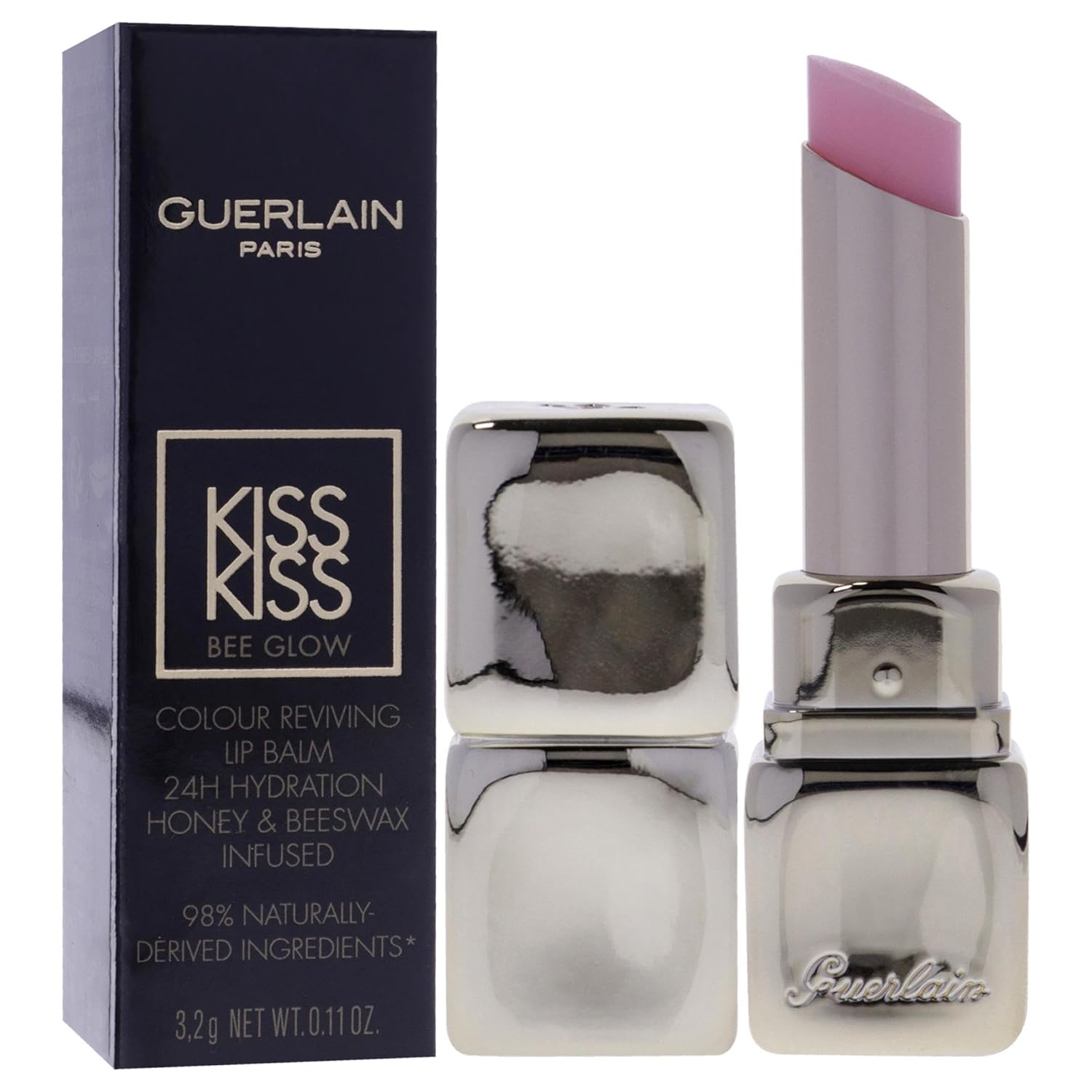 Thumbnail 2 de GUERLAIN KissKiss Bee Glow Lip Balm Nr. 258 Rose Glow – leichter Lippenbalsam (3,2 g)