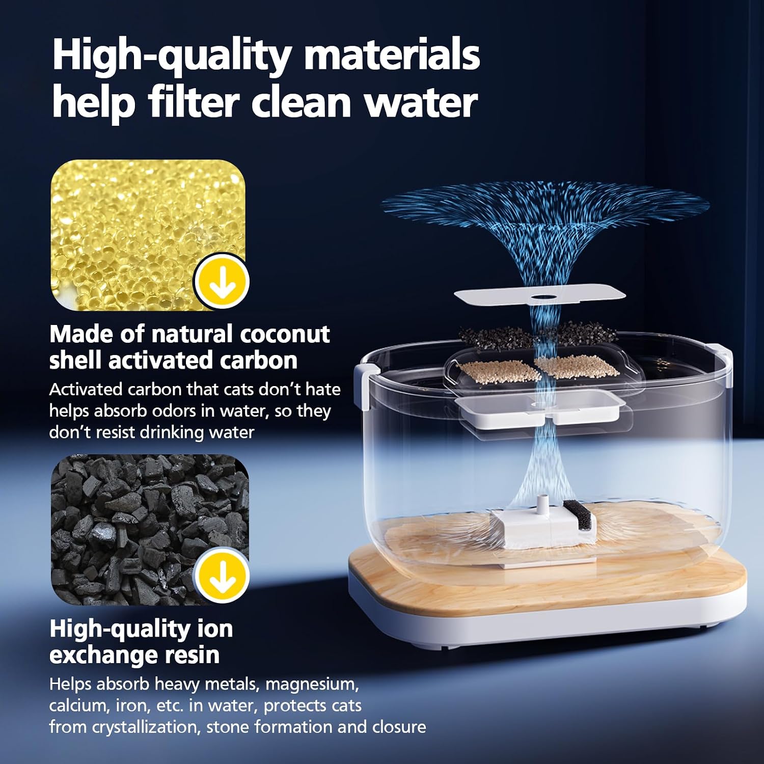 Detalle de Cat water fountain filter 16 pack