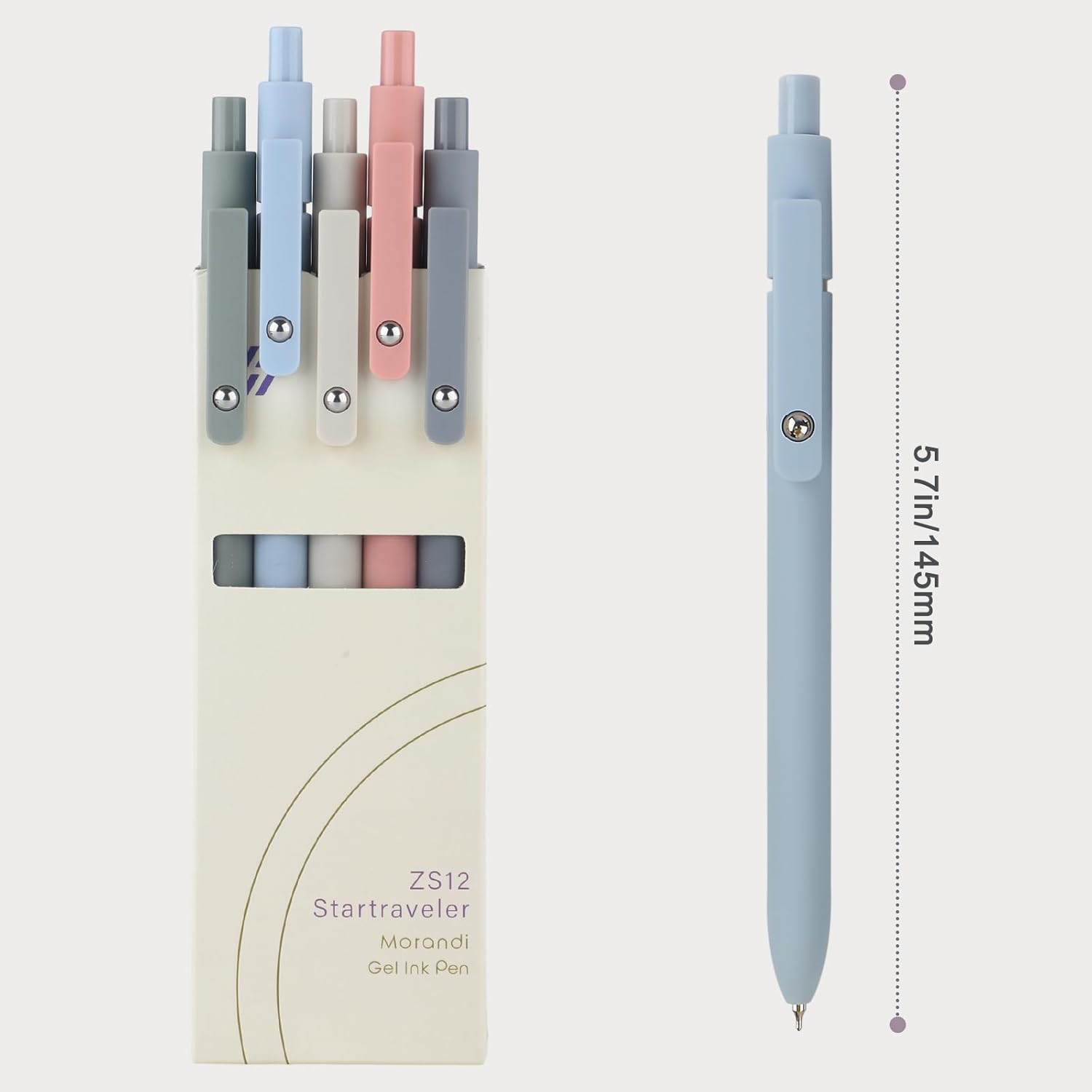 Thumbnail 6 de FIOVER Gel Pens 5pc 0.5mm Black Ink