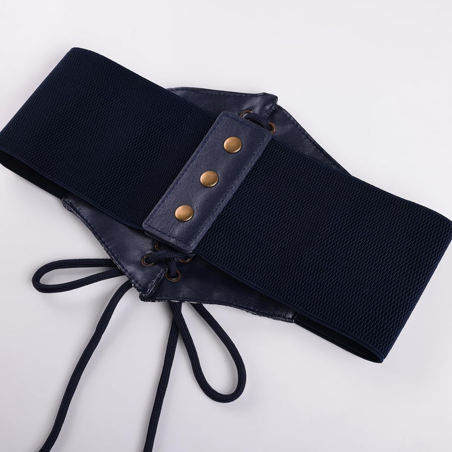 Detalle de Scarlet Darkness Corset Belt, Faux Leather