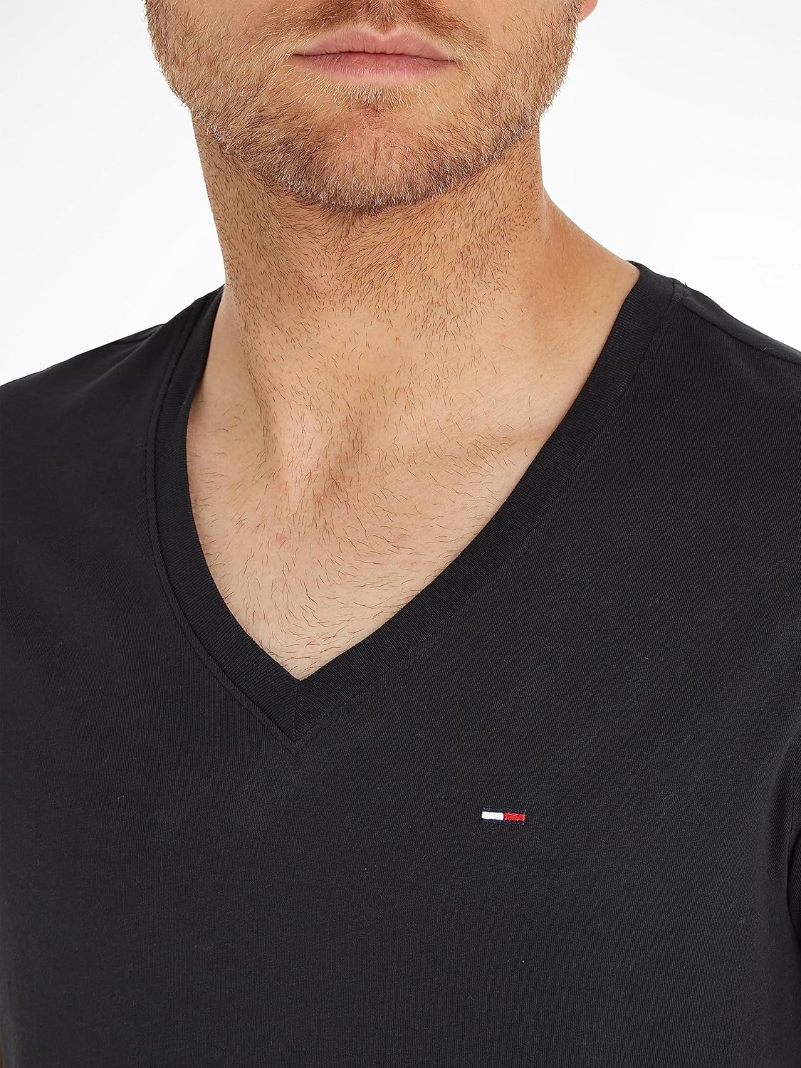 Thumbnail 2 de Tommy Jeans Basic T-Shirt – schlichtes Kurzarmshirt aus Baumwolle mit Stretch-Komfort