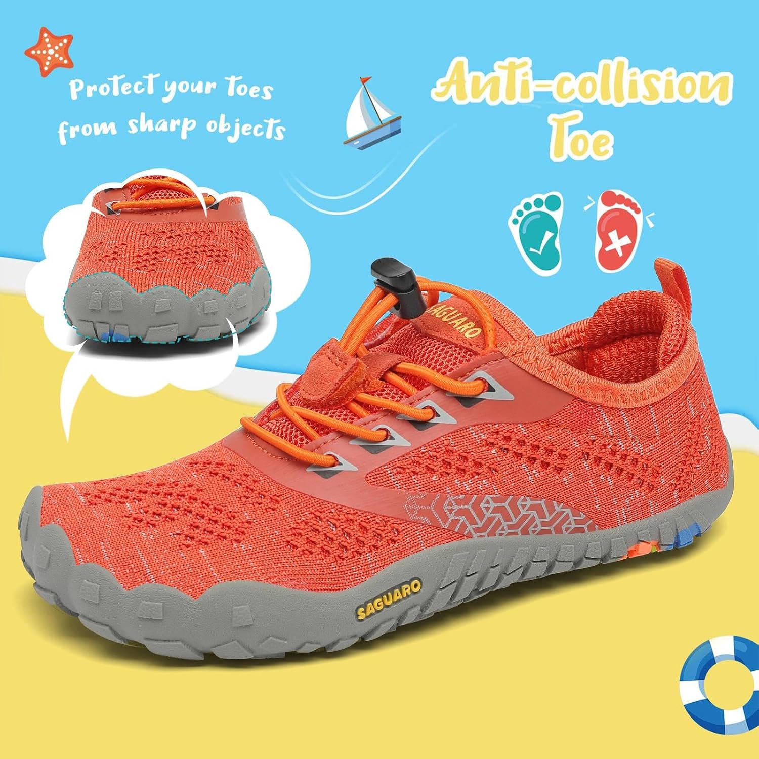 Detalle 2 de Saguaro Barfußschuhe Kinder Trailschuhe