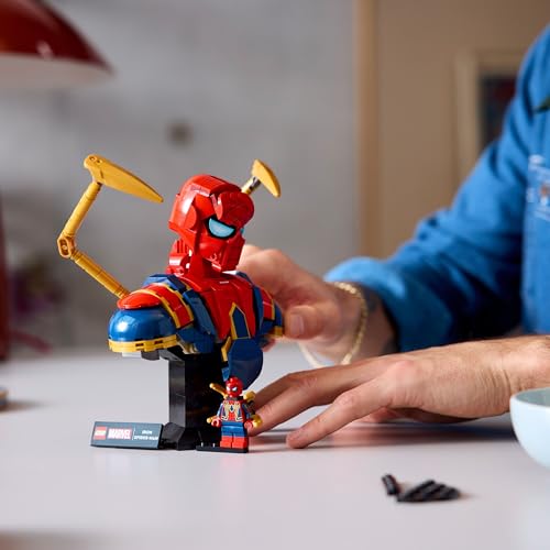 Thumbnail 8 de LEGO Marvel Iron Spider-Man Bust 76326 – Display Model for Adults