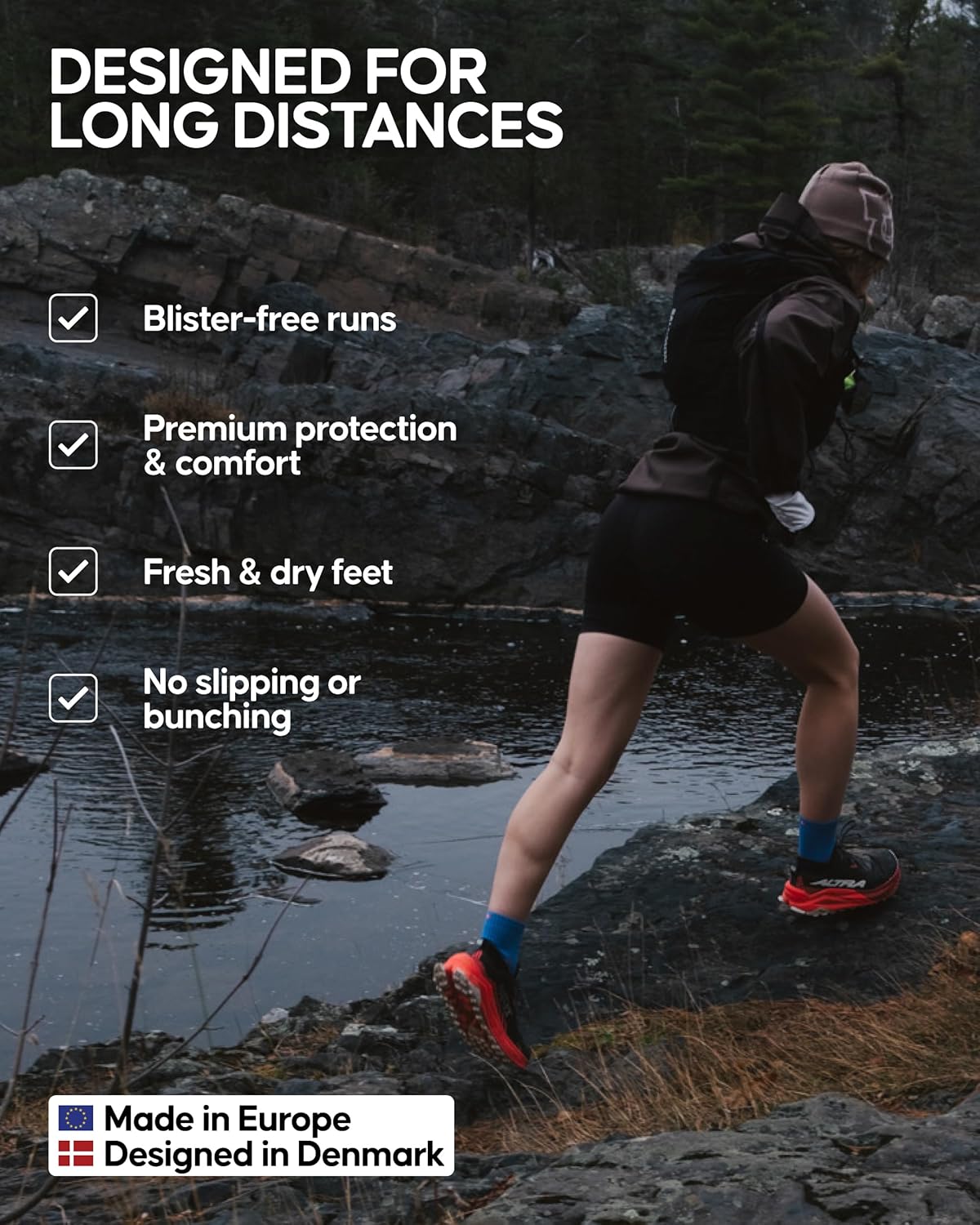 Thumbnail 2 de Danish Endurance Ultra-Comfort Quarter Running Socks (Men & Women) — 3 or 5 Pack
