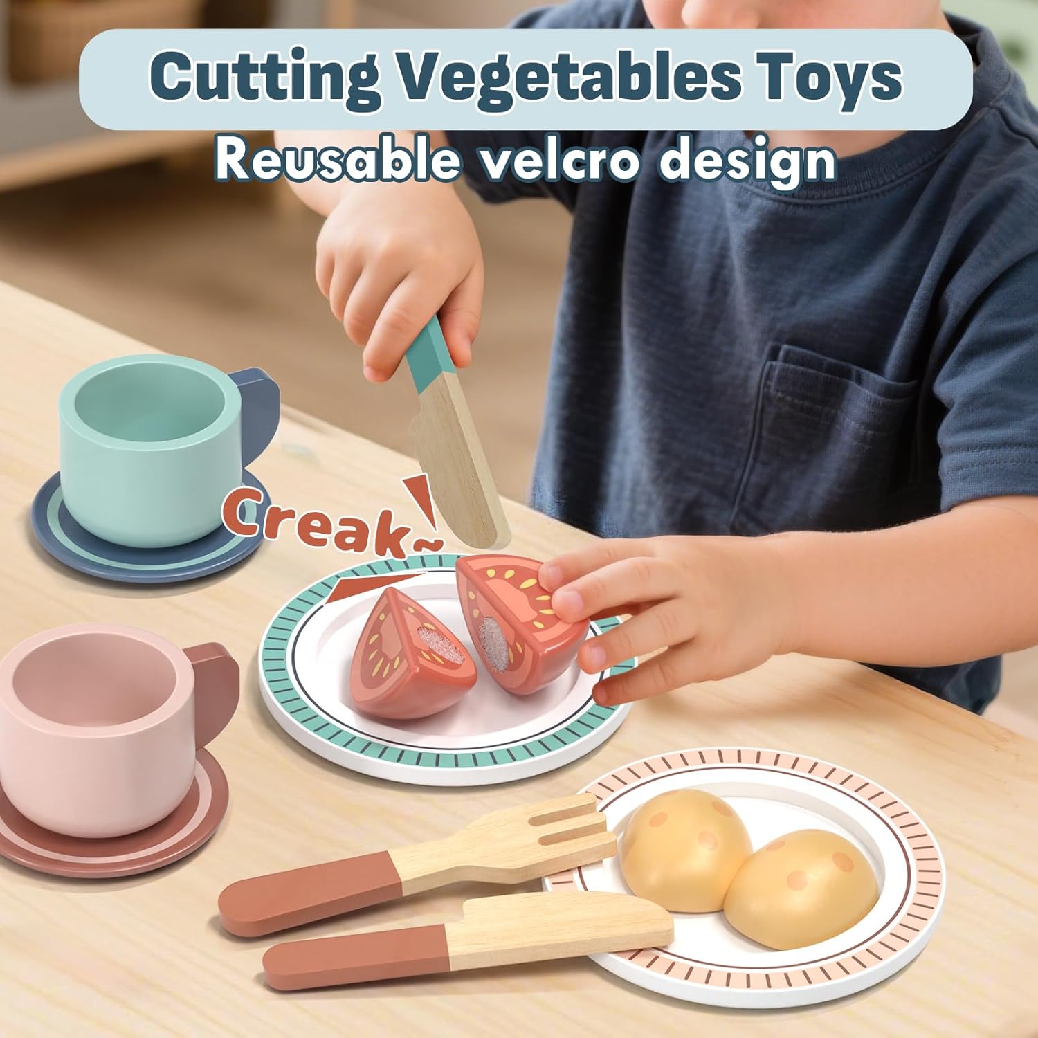 Detalle 2 de Lehoo Castle Wooden Kitchen Toys