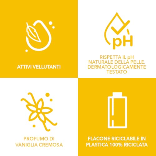 Detalle 2 de Borotalco Kit Bagnodoccia Tripla Azione 3x500 ml – Vaniglia, Ambra Speziata e Lavanda