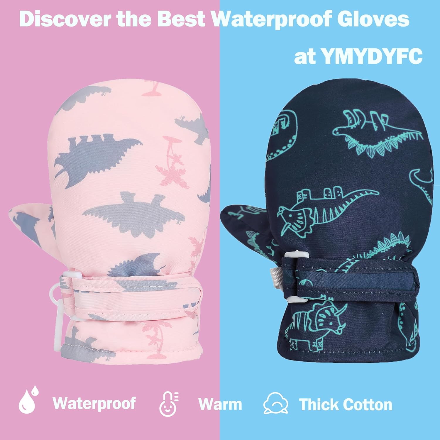 Detalle de YMYDYFC Toddler Mittens 2-Pack