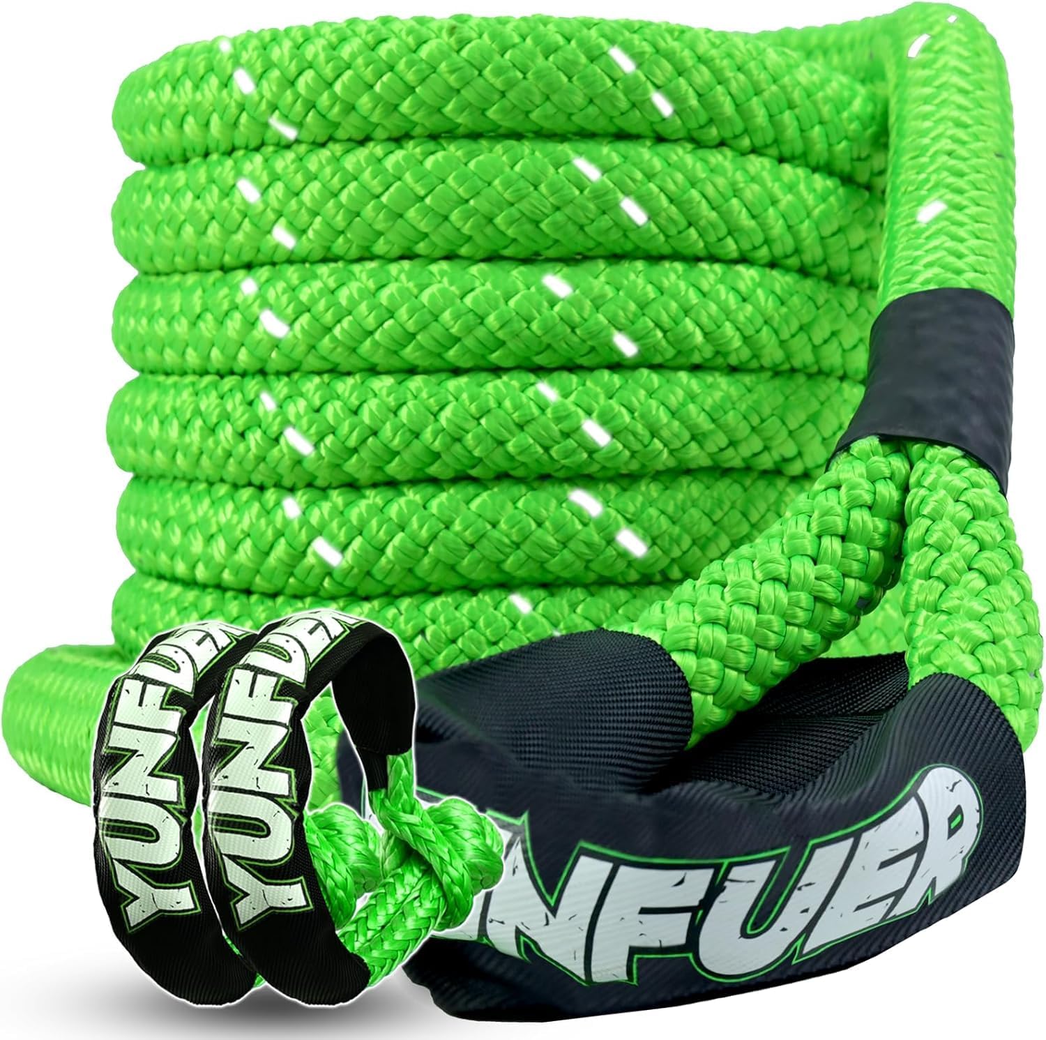 Detalle de YUNFUER Heavy-Duty Kinetic Recovery Rope 86,000 lb