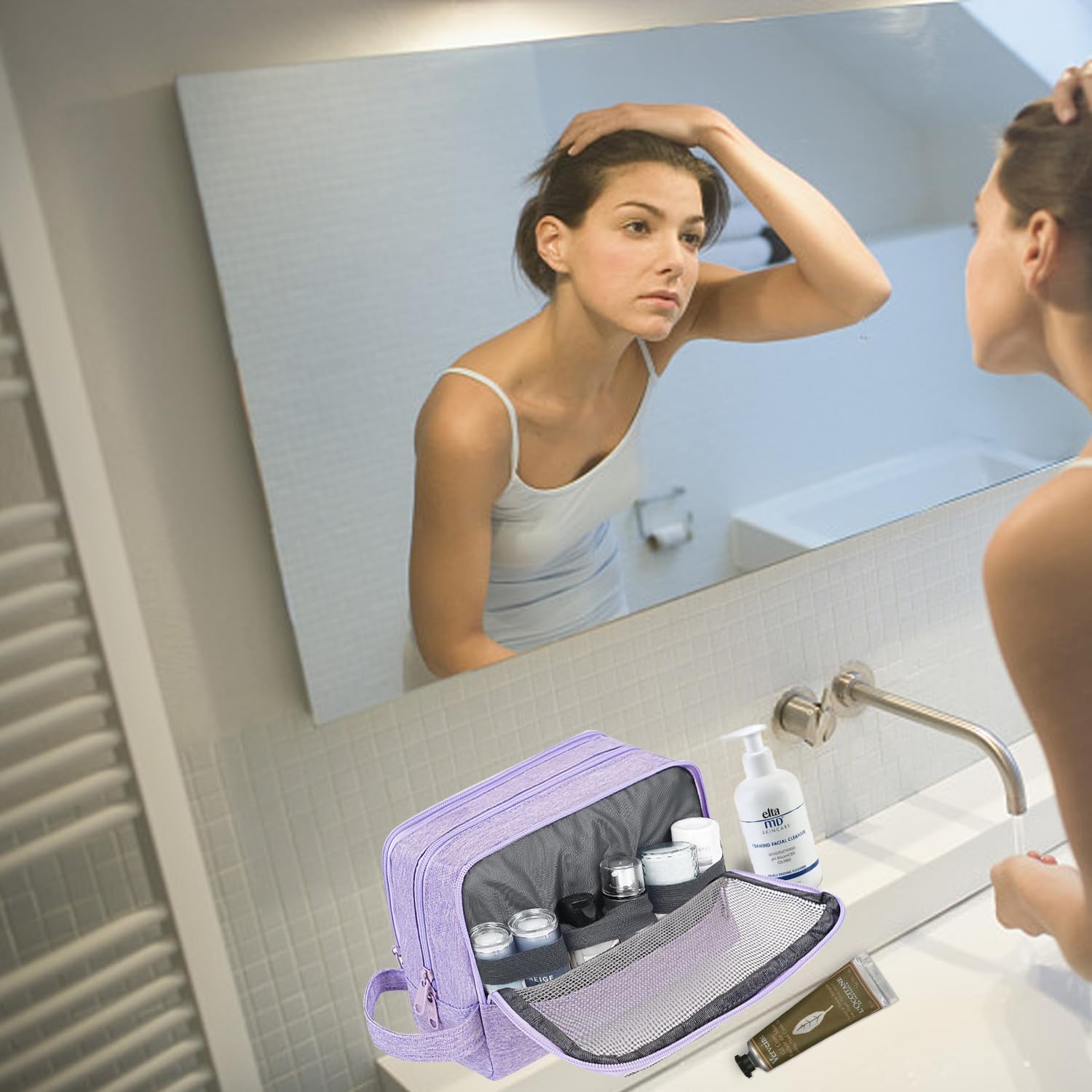 Thumbnail 5 de WANDF Trousse de Toilette A-Denim Pure Violet 3,6 oz