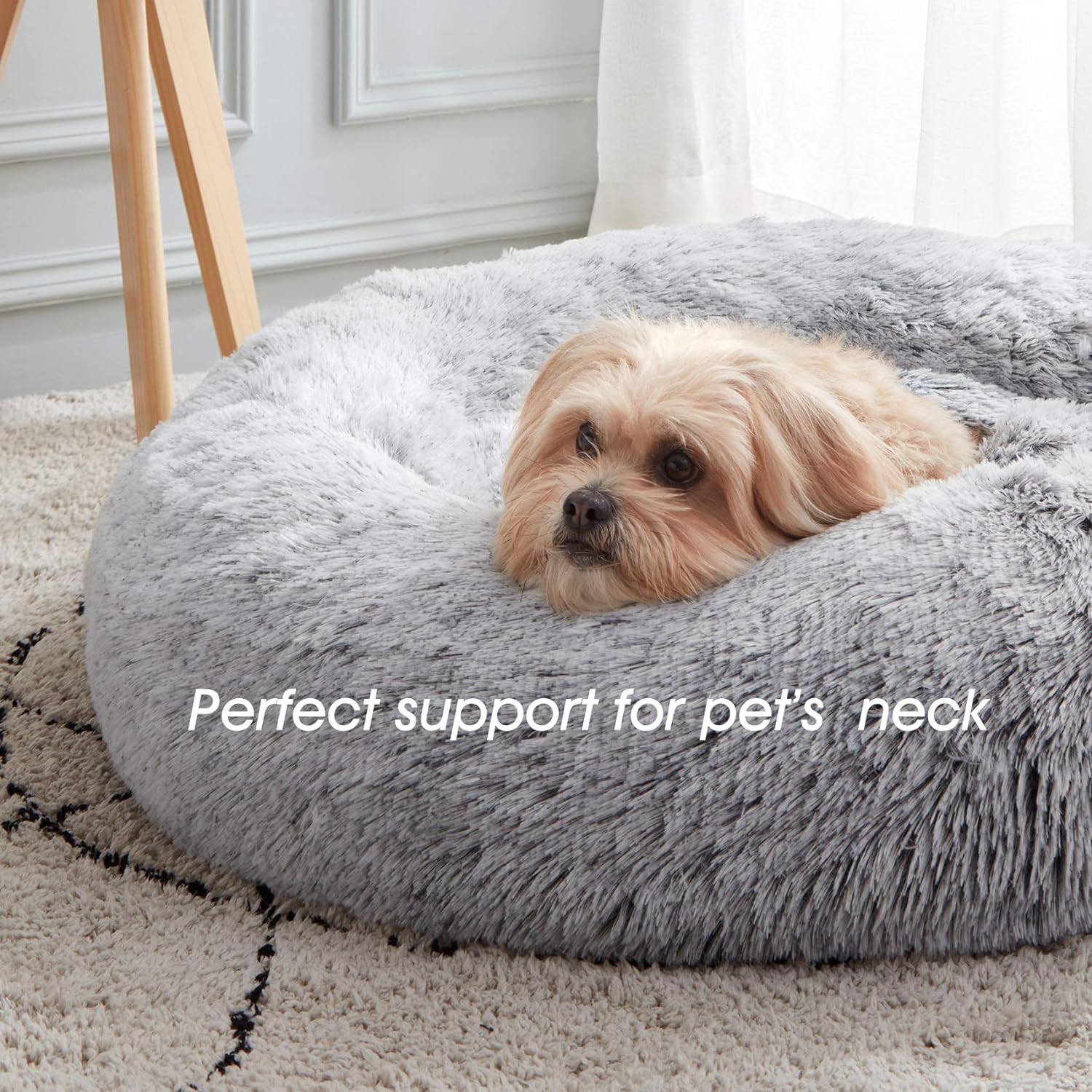 Detalle de Western Home Round Pet Bed, 24-Inch