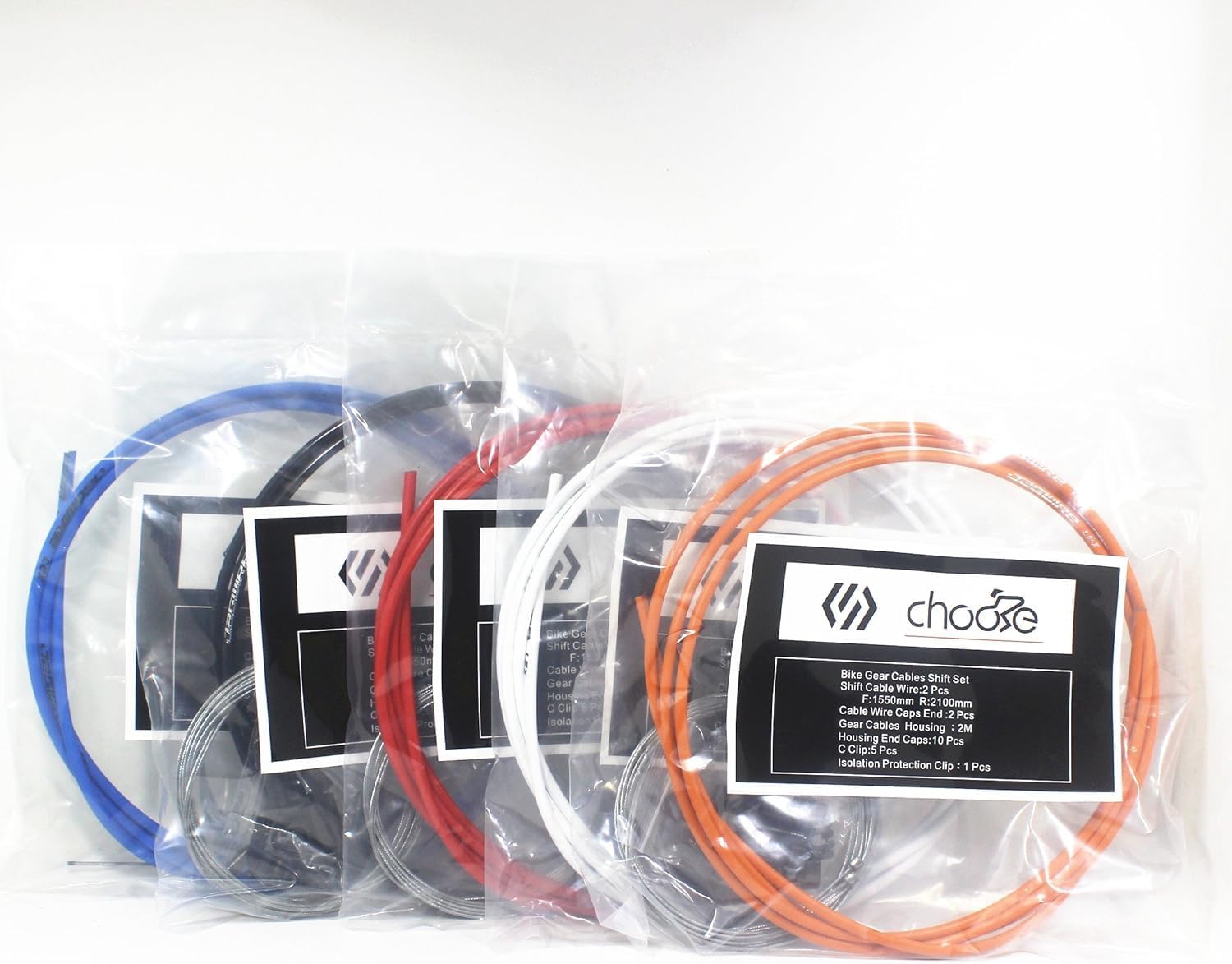 Detalle de Chooee Universal Bremszug-Set für Mountainbike und Rennrad – Grün