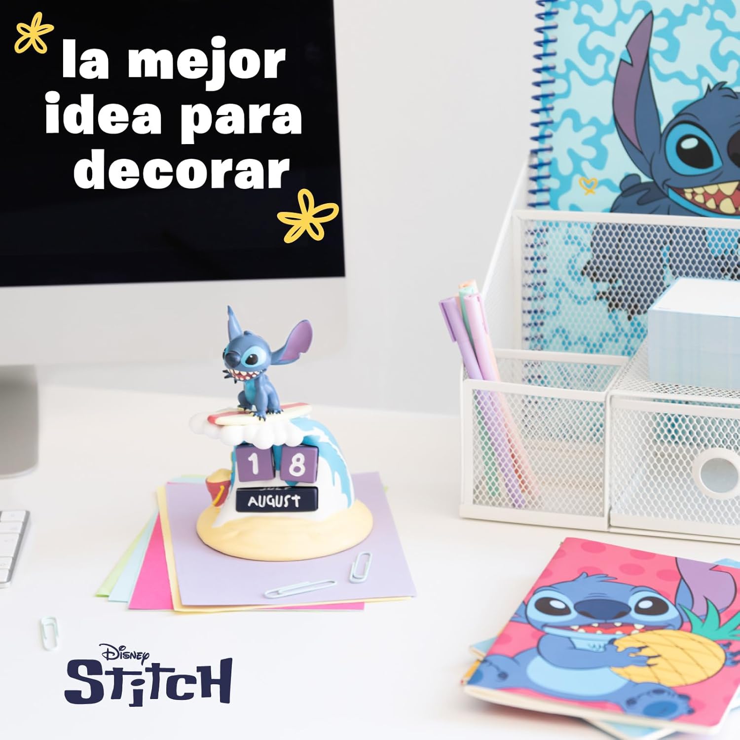 Thumbnail 3 de Calendario Perpetuo Stitch 3D figura 11,7 cm