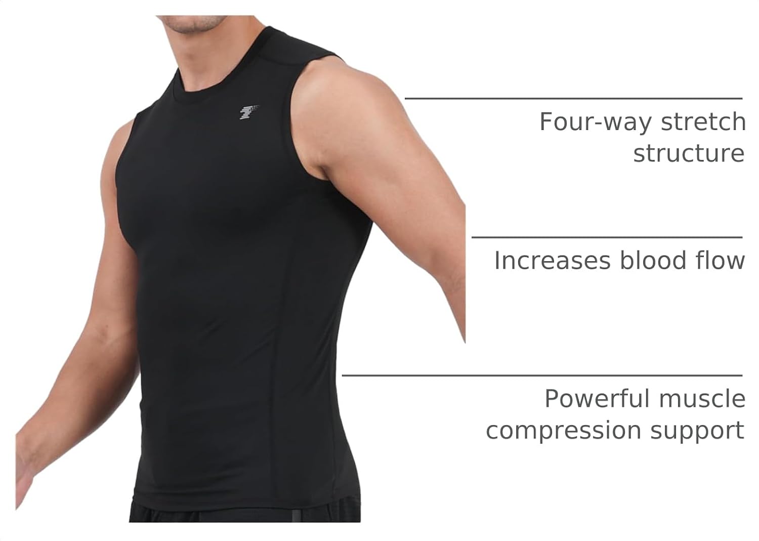 Thumbnail 3 de TELALEO 5 Pack Men's Athletic Compression Shirts