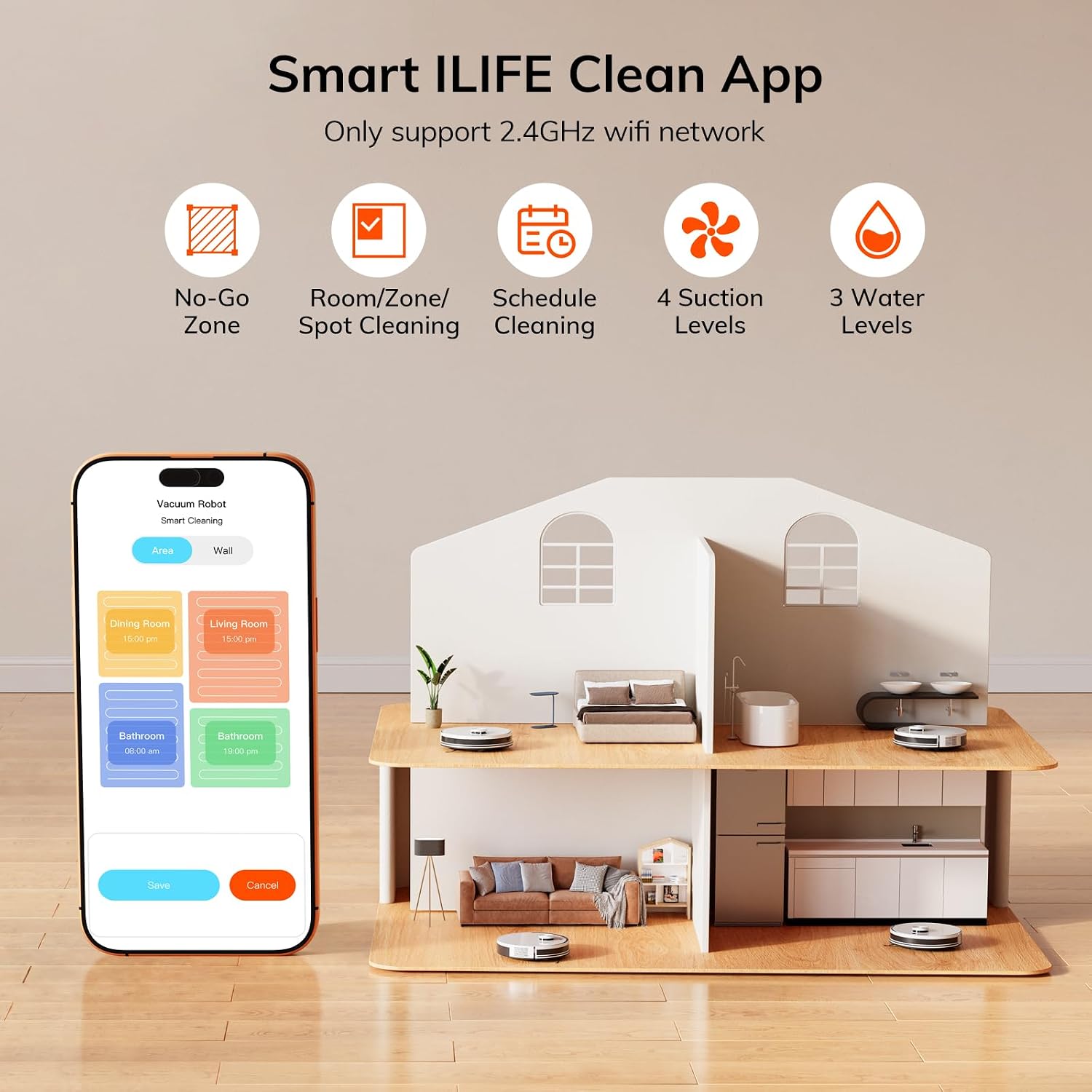 Thumbnail 5 de ILIFE A30 Pro Robot Vacuum and Mop with 5000Pa suction ⚙
