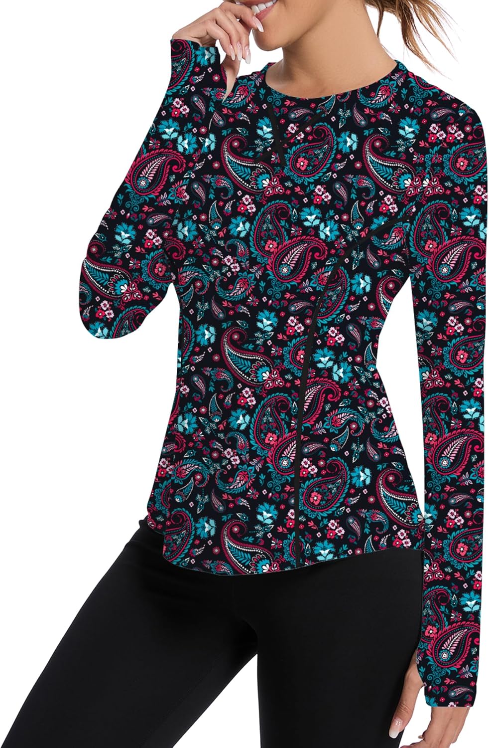 Thumbnail 6 de Avoogue Women UPF 80+ Long Sleeve Sun Shirt with Thumb Holes