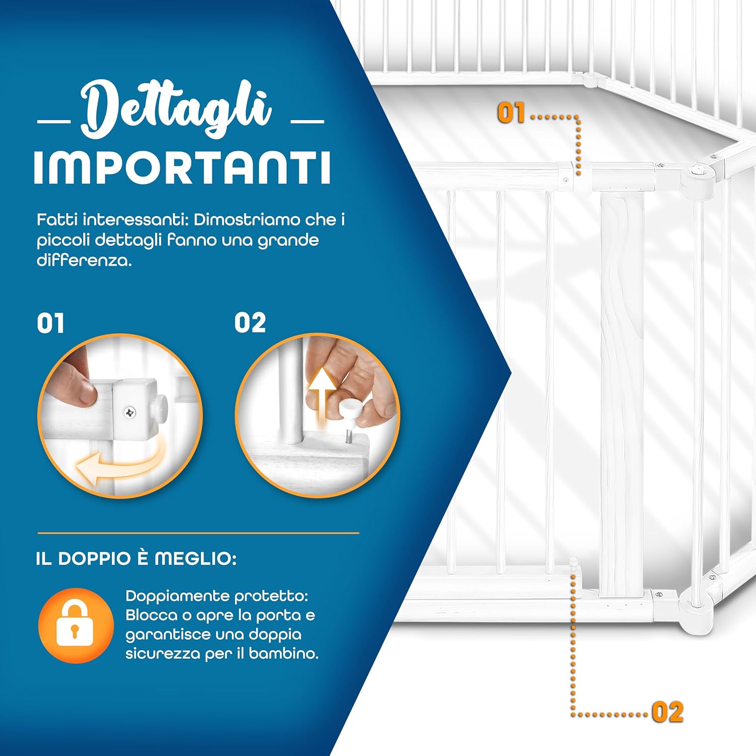 Detalle de KIDUKU XXL Box per Bambini 7,2 m