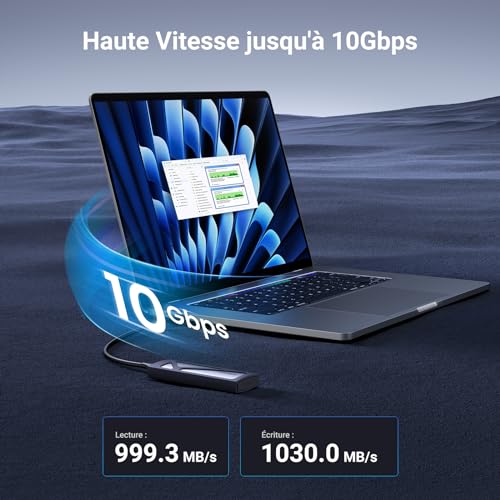 Thumbnail 1 de UGREEN Boîtier M.2 NVMe SSD USB 3.2 Gen 2 10 Gbps – Adaptateur NVMe SSD
