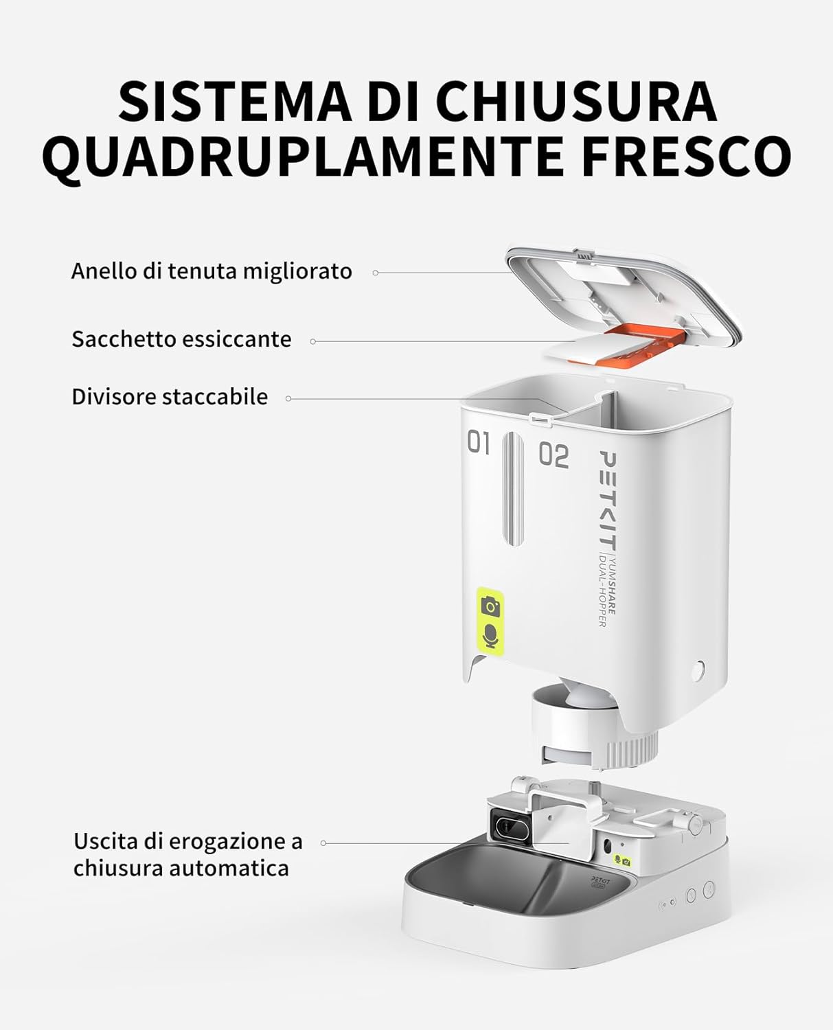 Thumbnail 5 de PETKIT Distributore Cibo 5L Telecamera