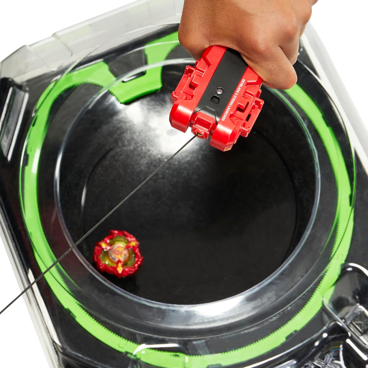 Detalle 2 de Beyblade X Soar Phoenix 9-60GF Deluxe String Launcher Set with Right-Spin Top