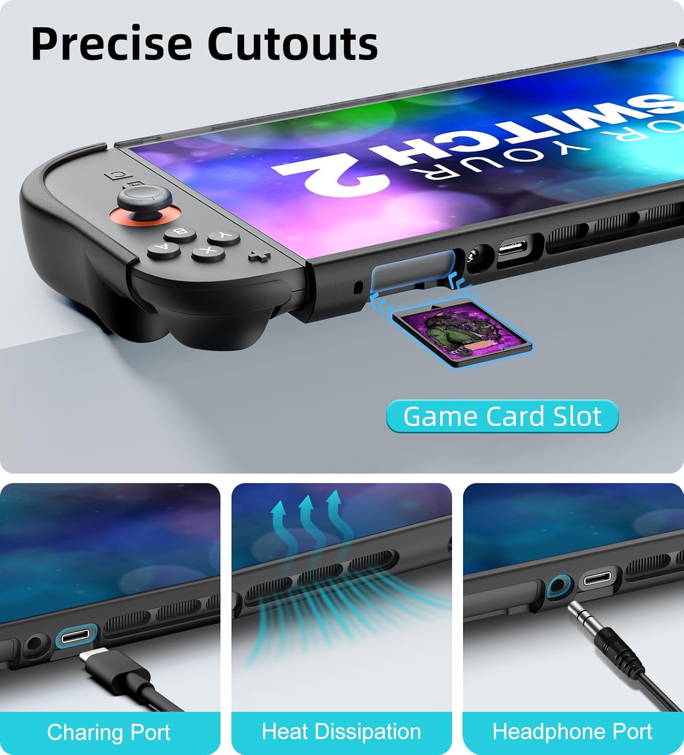 Thumbnail 5 de TiMOVO Dockable Case for Nintendo Switch 2 — 2025 protective case