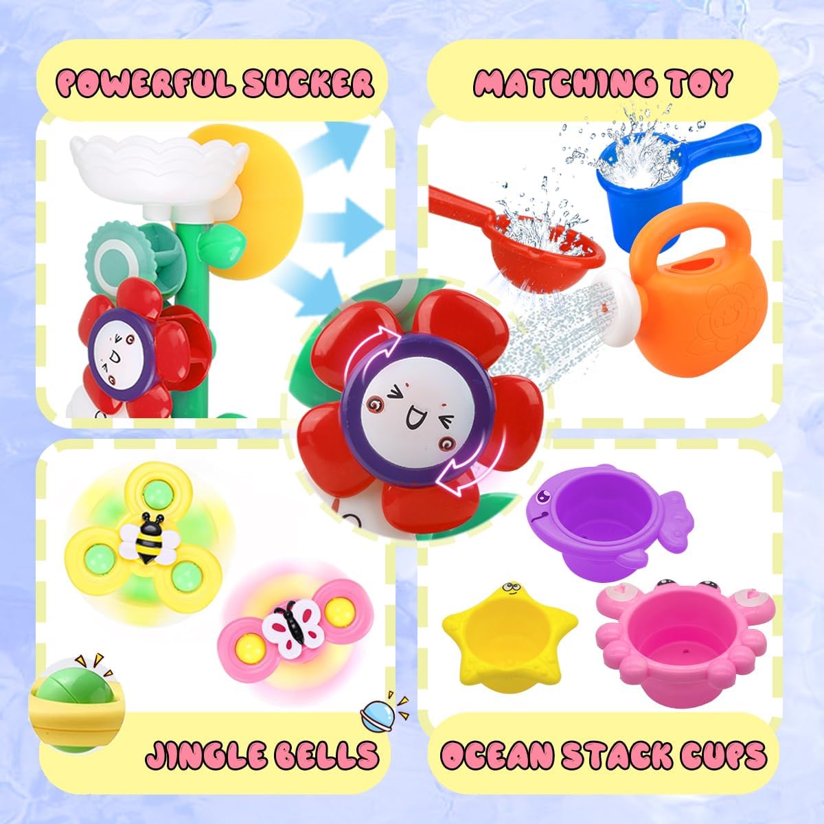 Detalle de Bath Toys 9-Piece Set