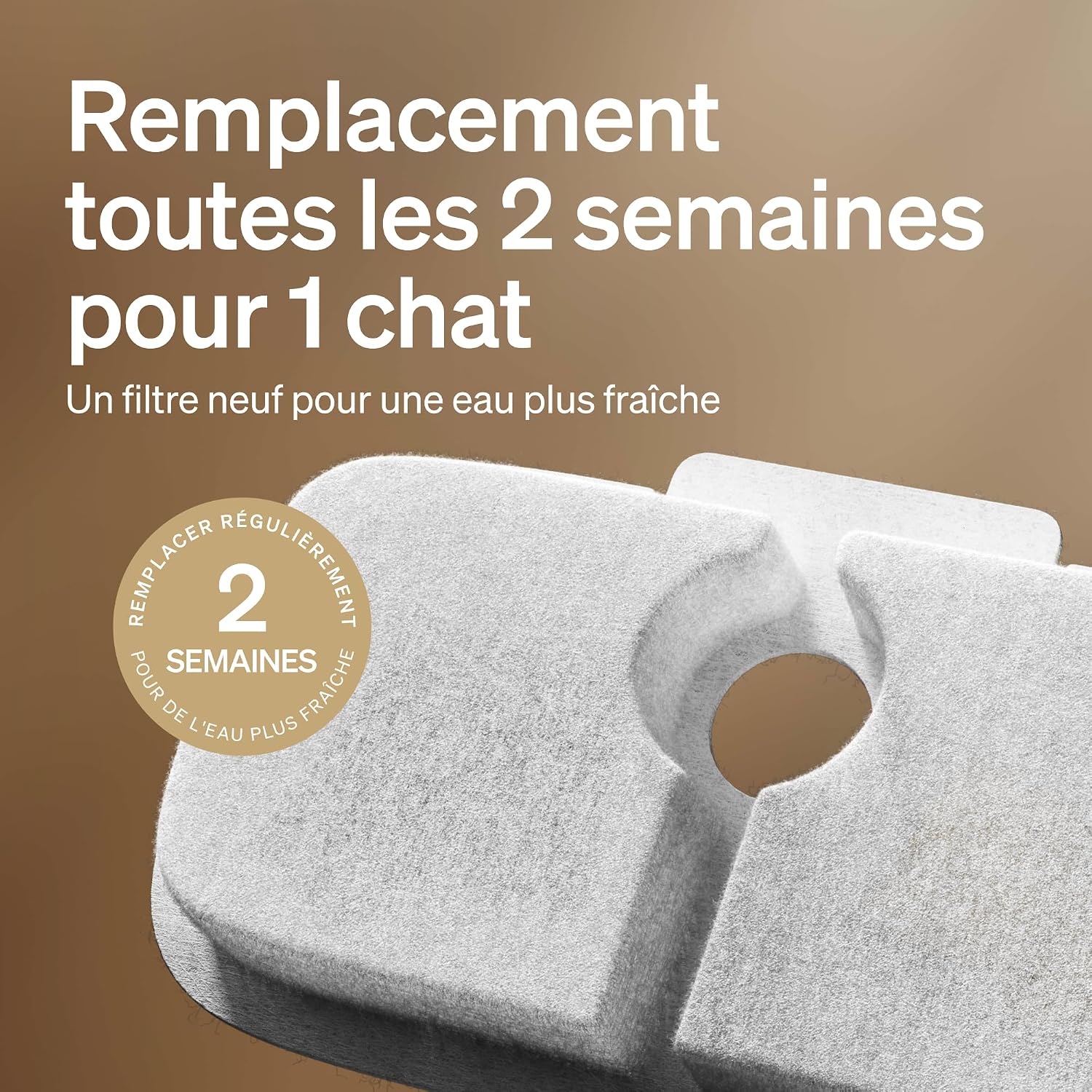 Thumbnail 3 de PETLIBRO Lot de 8 filtres pour Fontaine à Eau pour Chat – compatibles PLWF005, PLWF115 et PLWF105