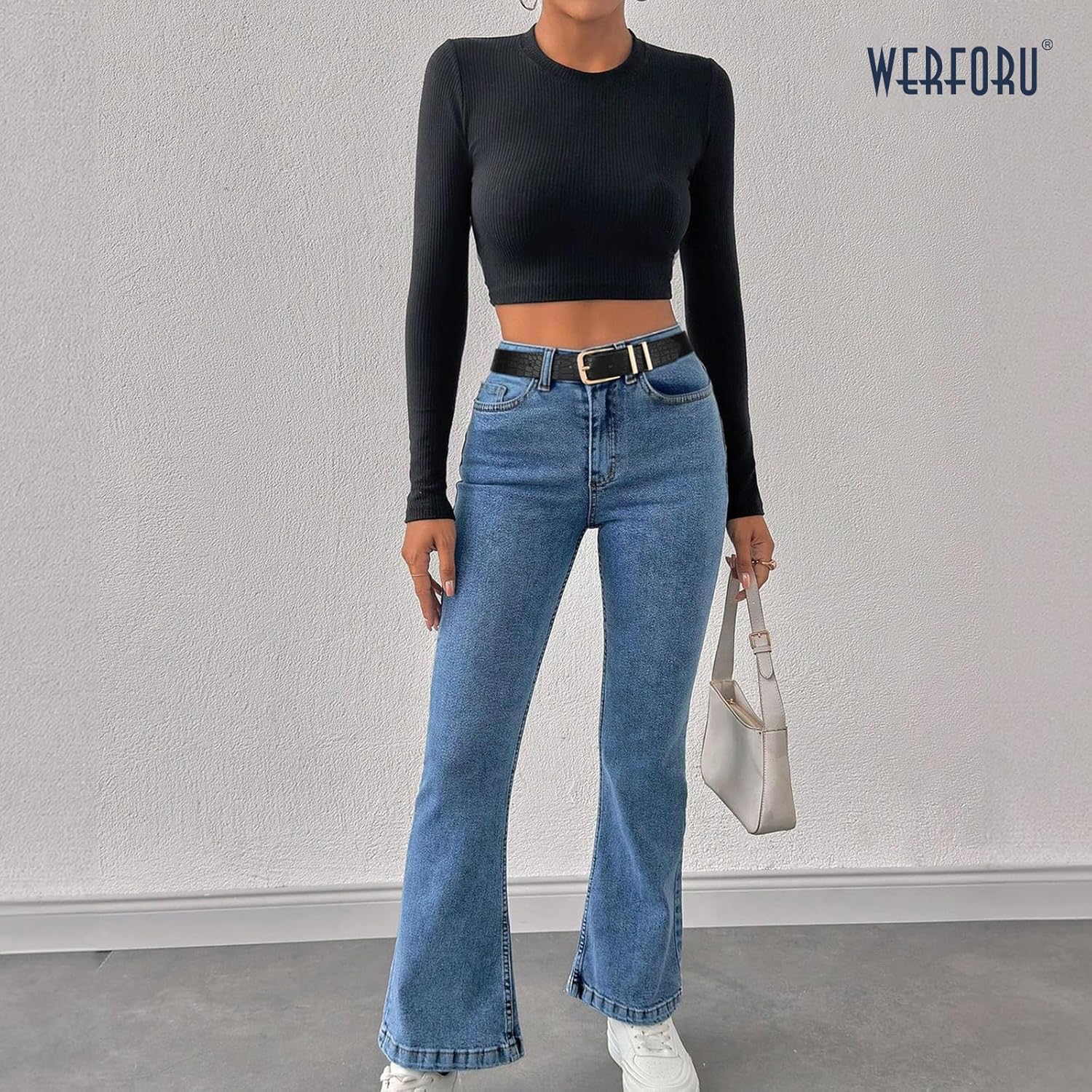 Detalle de WERFORU 3-Ton Gürtel-Set aus Kunstleder für Damen – Vielseitige Accessoires in drei Farben