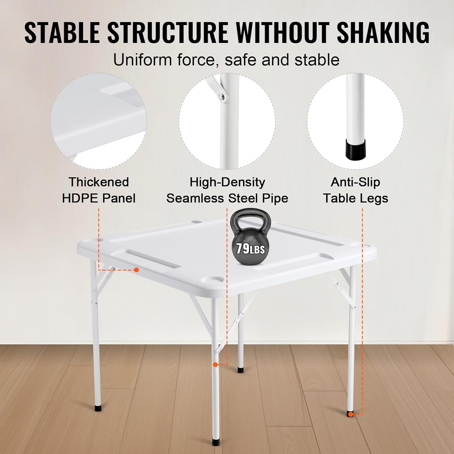 Thumbnail 4 de VEVOR Mahjong Table 35.4-inch folding 4‑player table 🎲