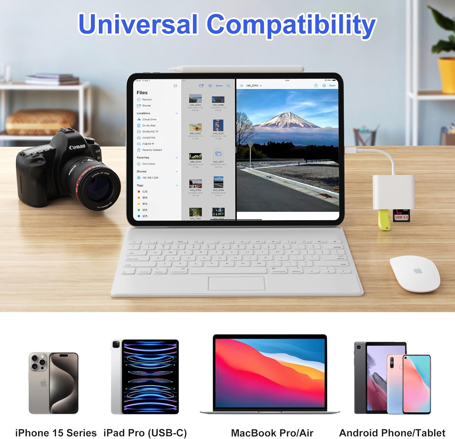 Thumbnail 3 de SD Card Reader USB‑C 90MB/s