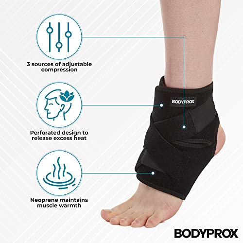 Thumbnail 2 de Bodyprox Ankle Support Brace, Breathable Adjustable Wrap (1 Pack)