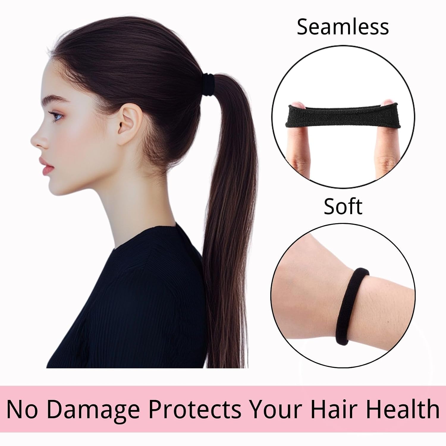 Detalle 2 de LuSeren 120PCS Hair Ties ⚙