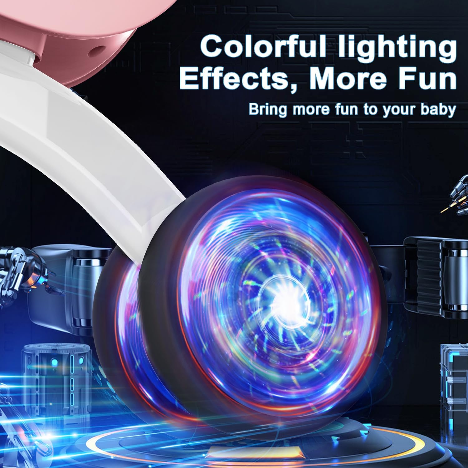 Thumbnail 1 de Colorful Lighting Baby Balance Bike 1st Birthday