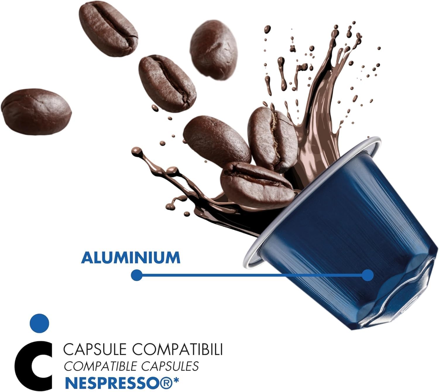 Thumbnail 4 de Ilcaffeitaliano Milano Capsule in Alluminio, compatibili Nespresso — 120 pezzi