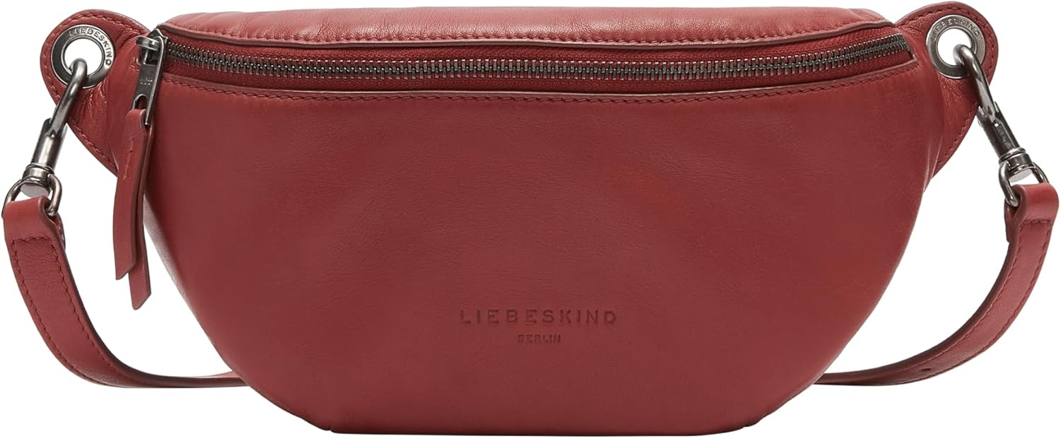 Detalle de Liebeskind Berlin Gürteltasche Tavia S – Leder Beltbag für Damen, 14 x 32 cm