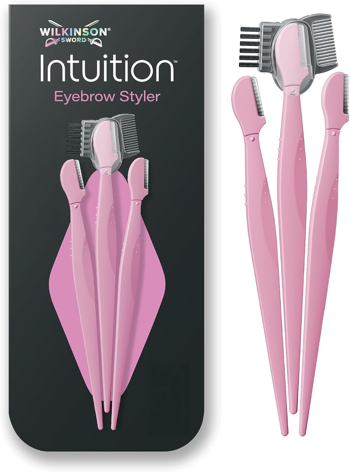 Detalle de Wilkinson Sword Intuition Eyebrow Styler : kit précis pour sourcils, 3 accessoires inclus