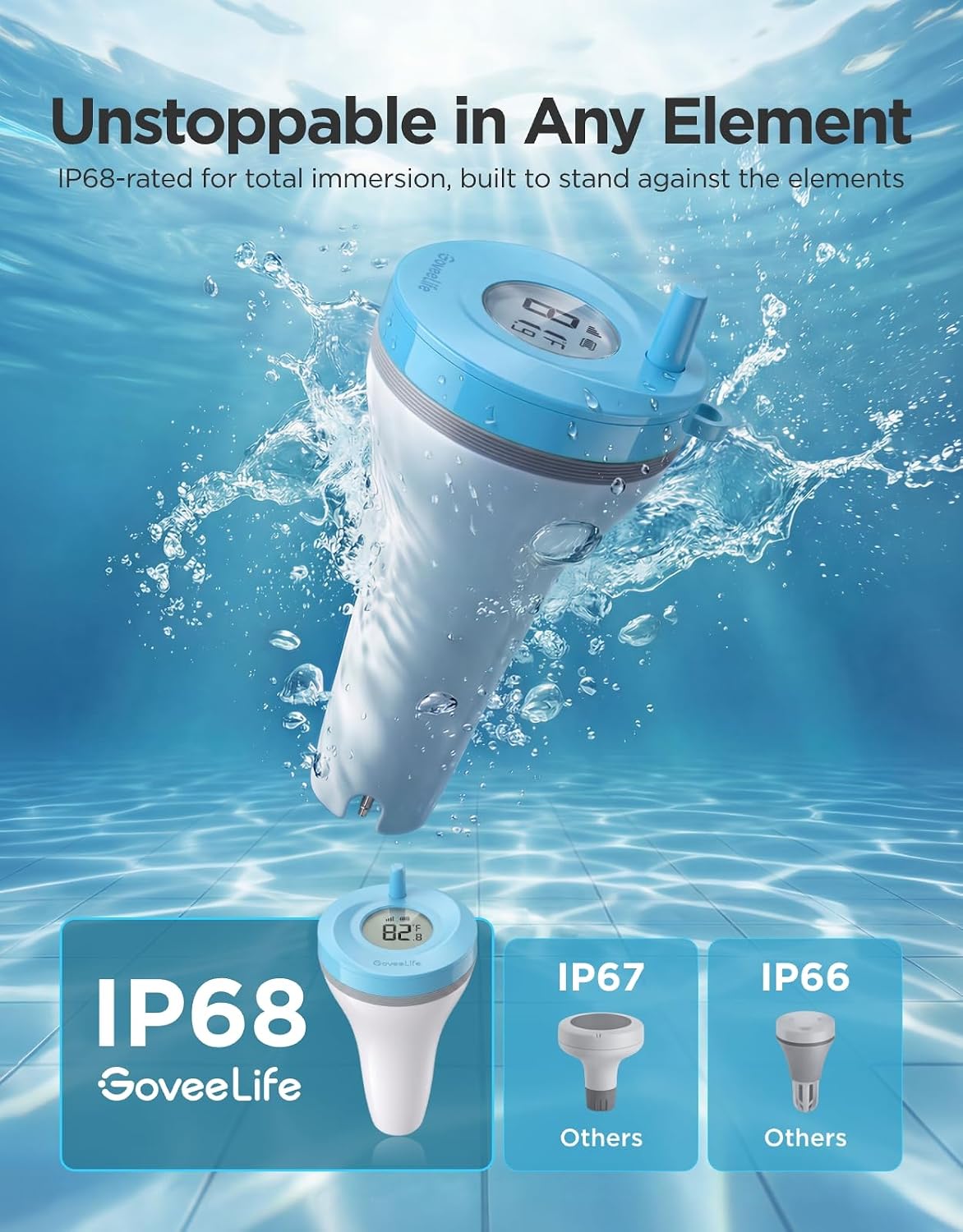 Thumbnail 3 de GoveeLife Smart Pool Thermometer P2