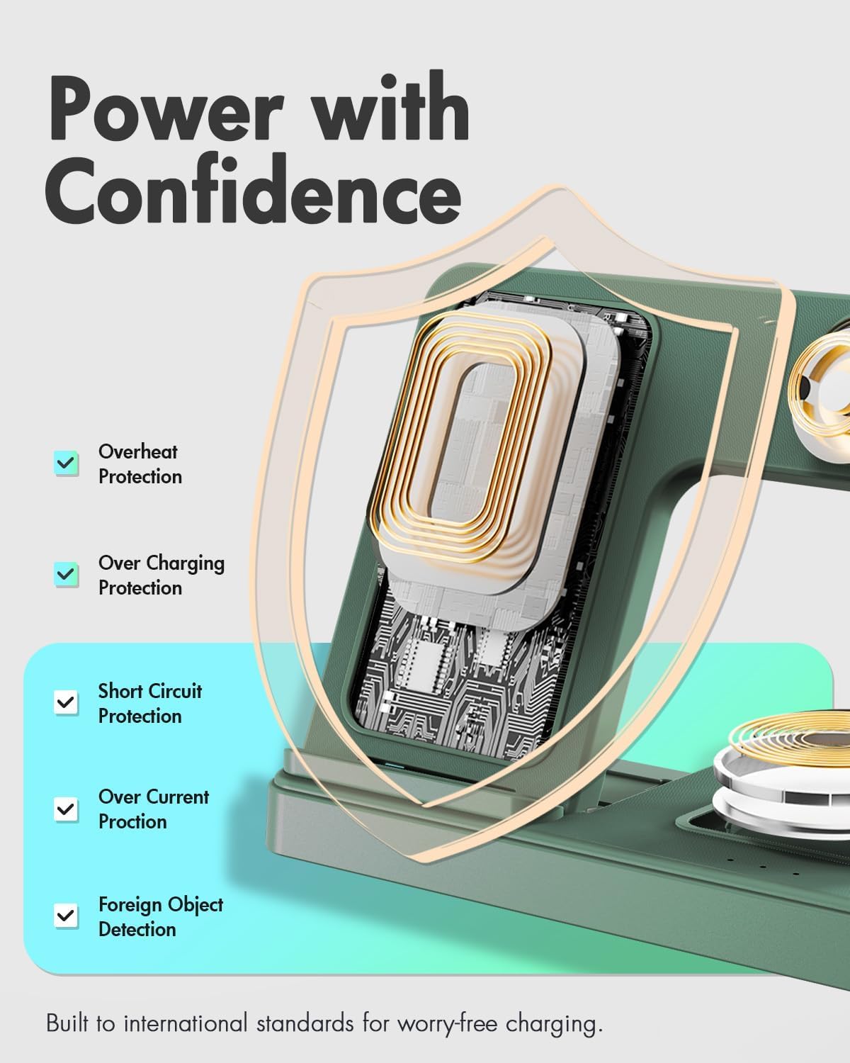 Thumbnail 5 de GETPALS 3-in-1 wireless charging station