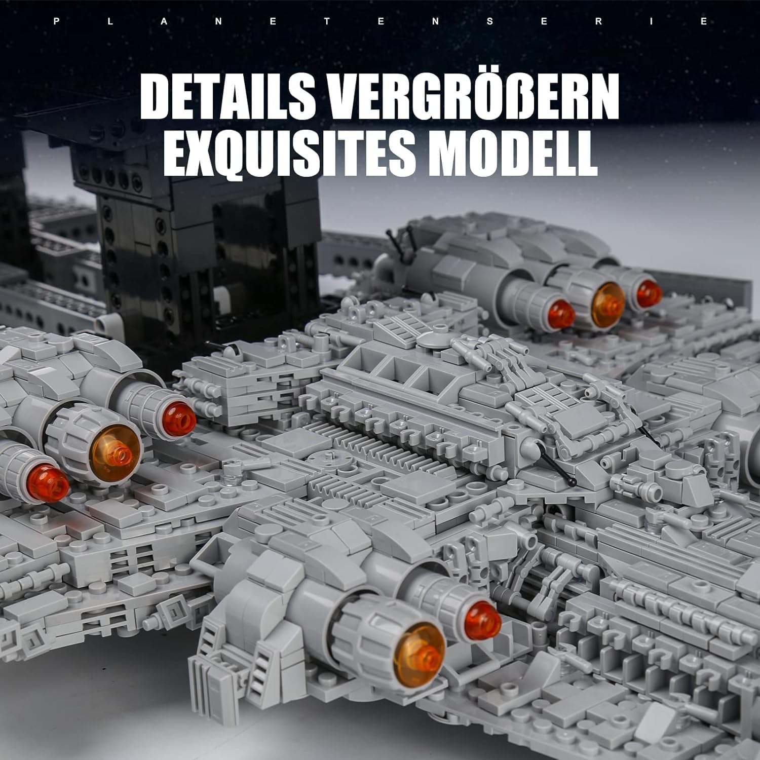 Detalle 1 de SHHFWU 13134 Sternenzerstörer Technik Modell