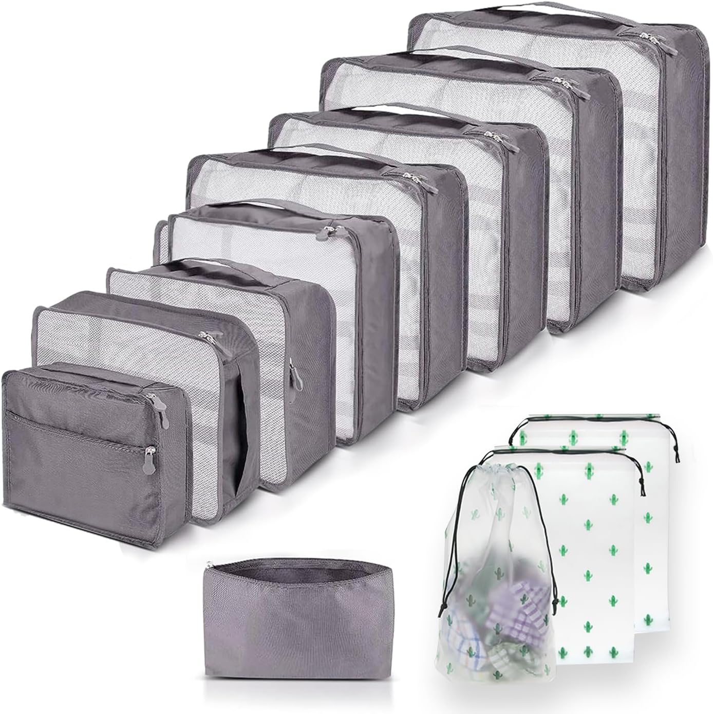 Detalle de Großes Koffer-Organizer Set 12-teilig Reise-Organizer