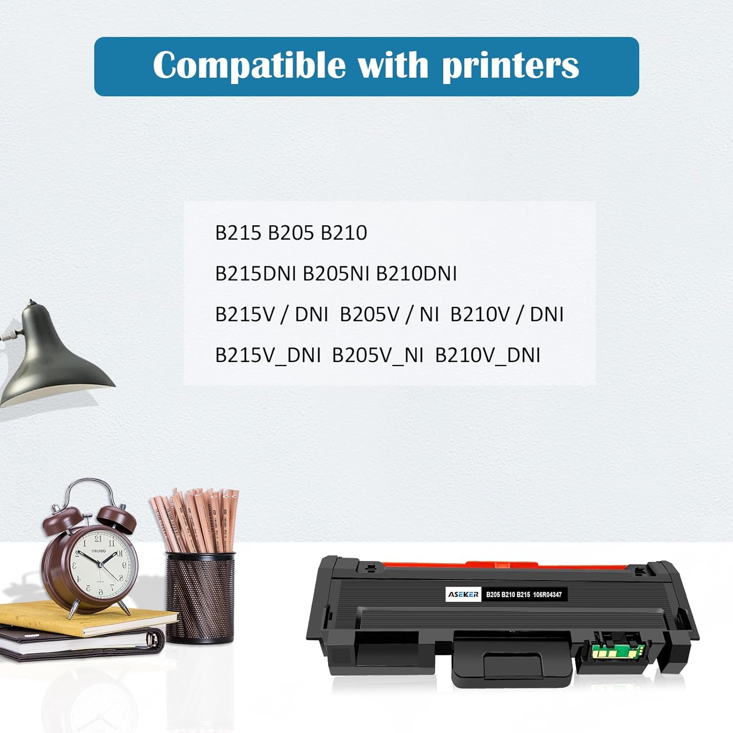 Thumbnail 1 de Cartouche de toner compatible Xerox B205/B210/B215 106R04347 noir (jusqu’à 3 000 pages)