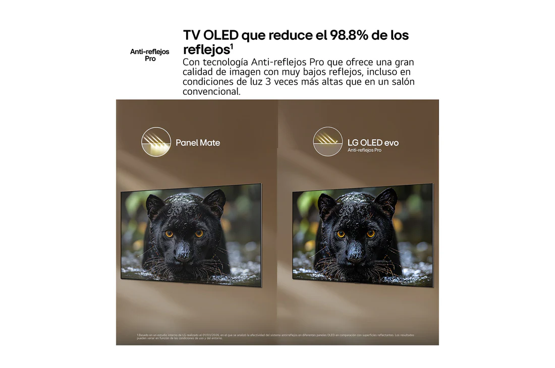 Detalle de LG OLED evo AI C6 55" (OLED55C6ELB) — TV OLED 4K 2026 con IA Copilot y gaming