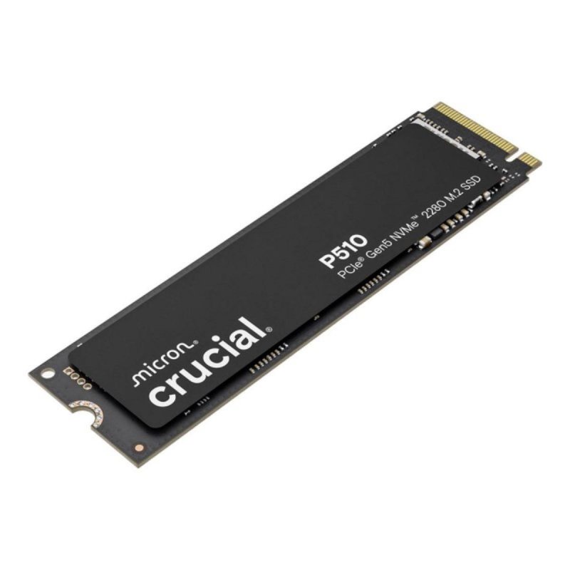 Detalle de Crucial P510 1TB M.2 NVMe Gen5 PCIe 5.0 – Rendimiento extremo para gaming y creación