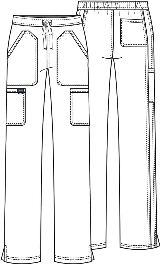 Thumbnail 5 de Cherokee Women Scrubs Pant Workwear Revolution Mid Rise Moderate Flare Drawstring WW120