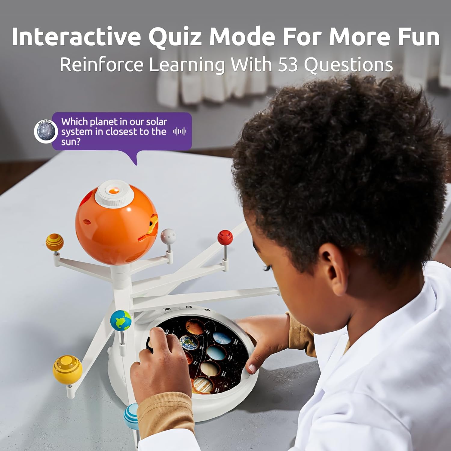 Detalle de Science Can Solar System for Kids: Interactive Talking Solar System Model