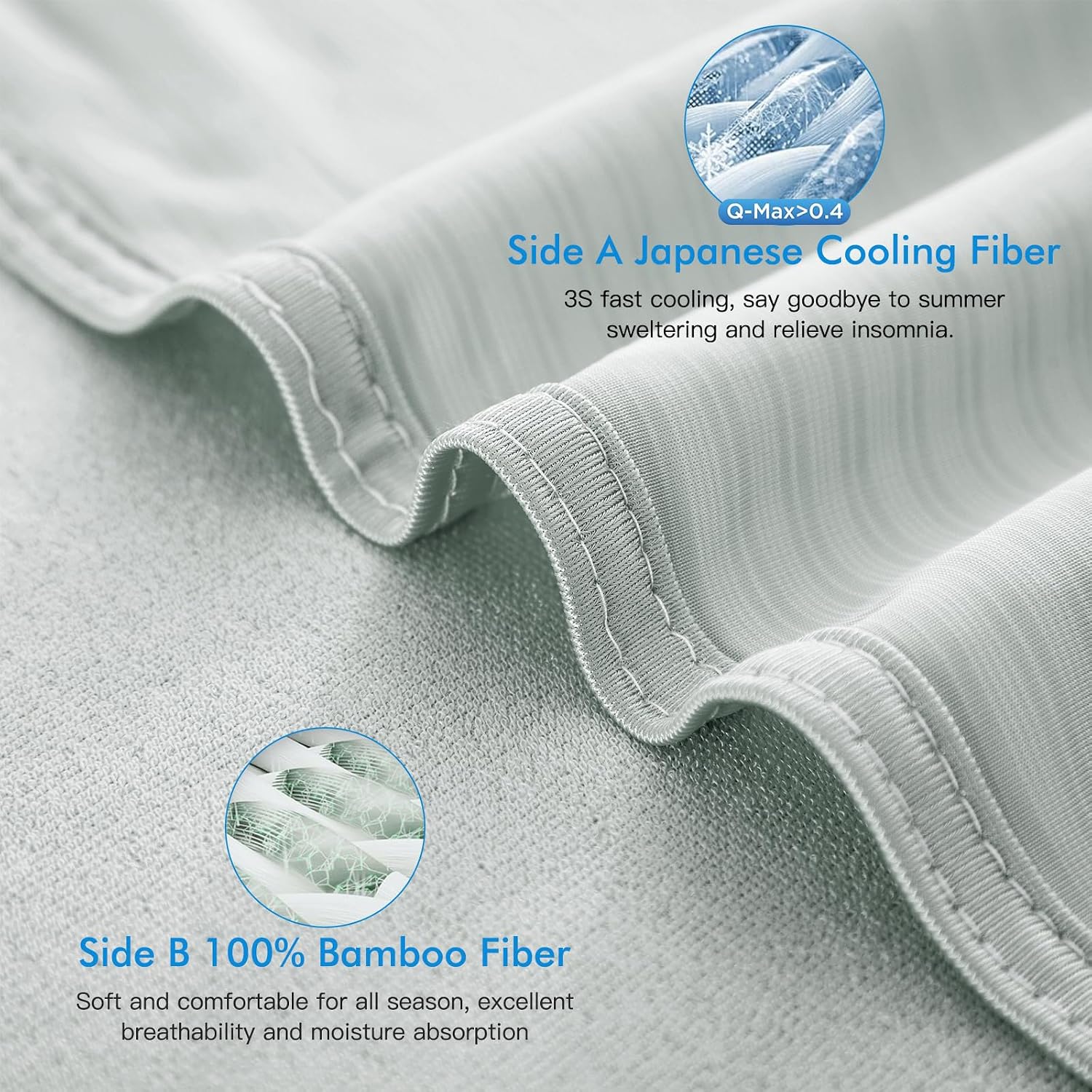 Thumbnail 3 de Avoalre Arc-Chill 3.0 Cooling Blanket 150x200cm – Double-Sided Bamboo Bed Cover