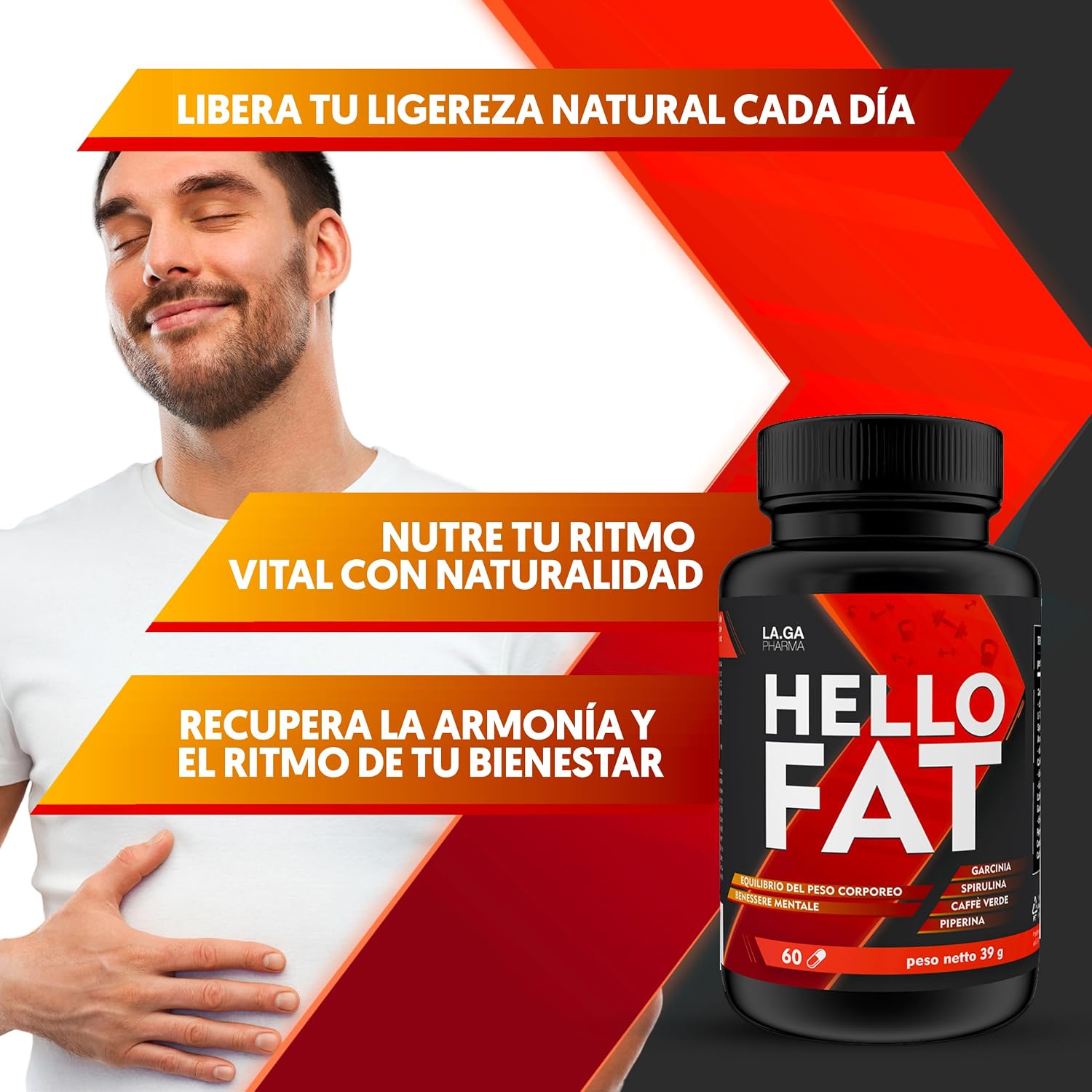 Thumbnail 5 de HELLO FAT Quemagrasas 60 pastillas