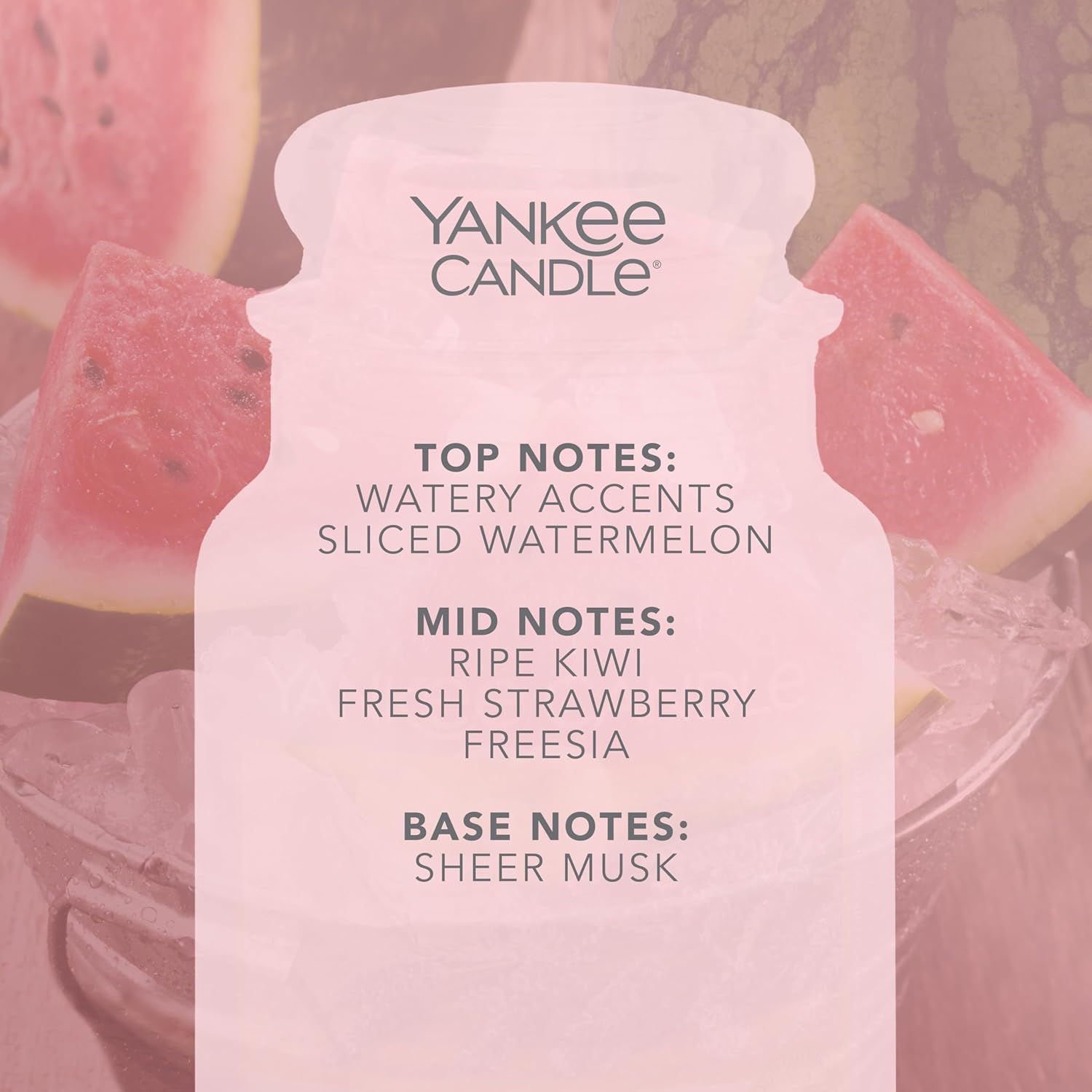Thumbnail 2 de Yankee Candle Duftkerze Juicy Watermelon Groß
