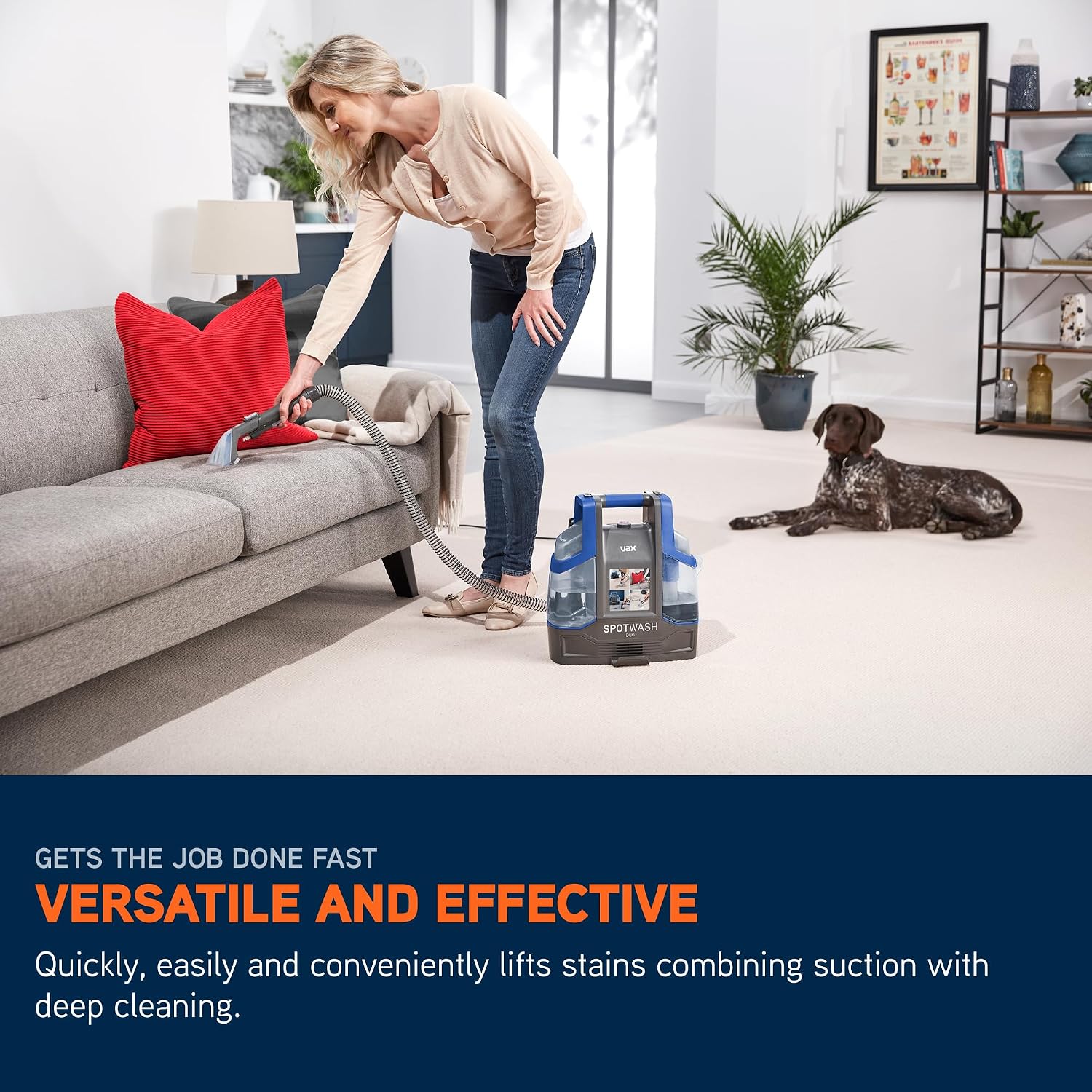 Detalle de Vax SpotWash Duo Compact Carpet & Upholstery Spot Cleaner CDCW-CSXA