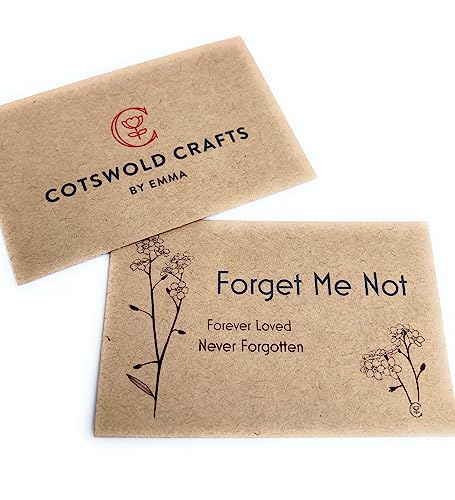 Thumbnail 5 de Cotswold Crafts By Emma Forget Me Not Pendant Necklace with Pressed Flowers